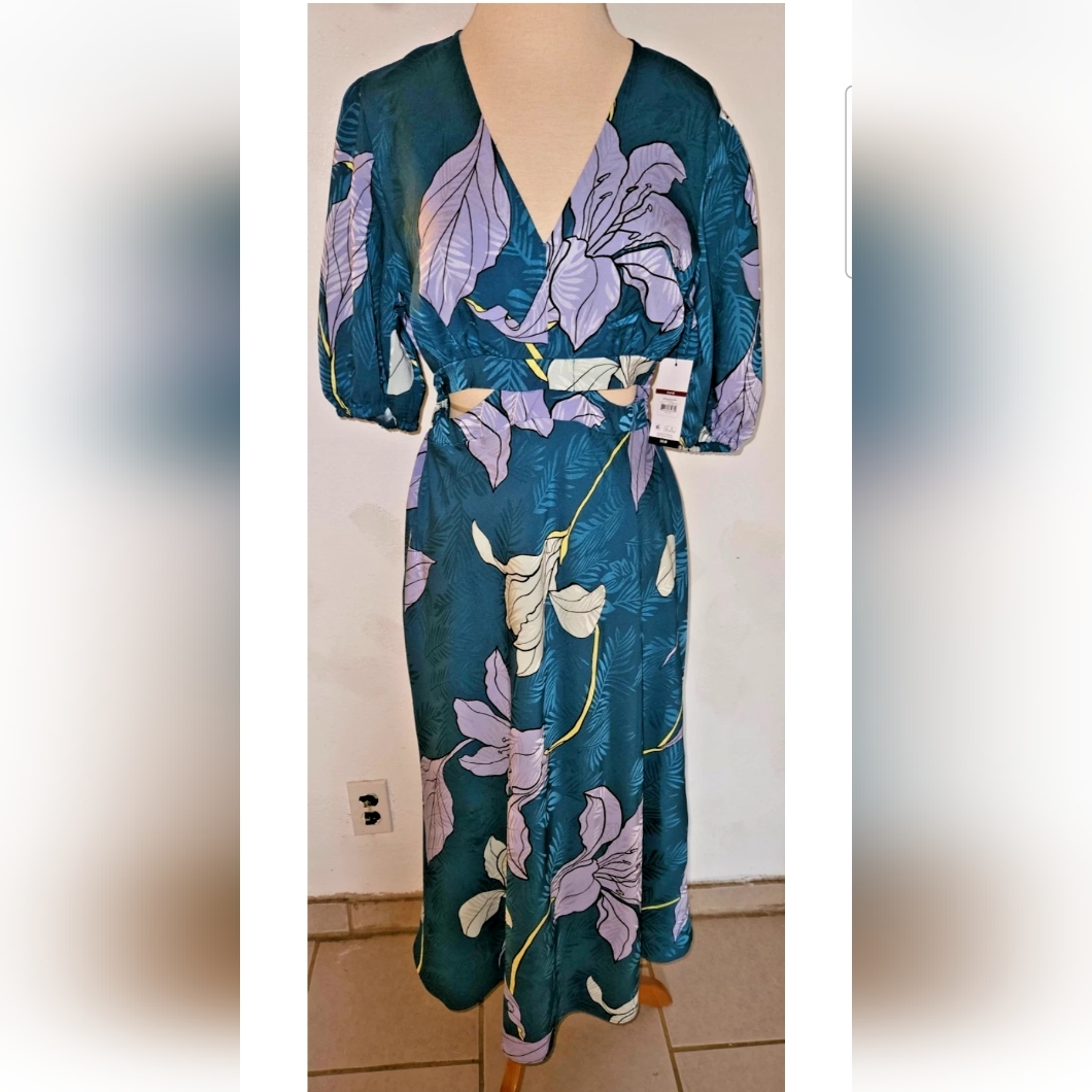 Sofia By Sofia Vergara Multi Color Maxi Dress Size Small (4-6) Summer Dress